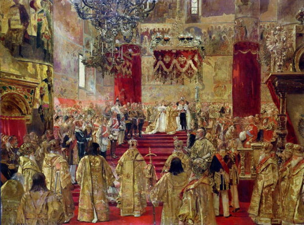 В дни коронационных торжеств оглашается новый закон. Венчание на царство Николая 2. Коронация Николая 2. Коронация Николая 2 картина.