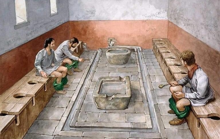 Public Toilets in Ancient Rome
